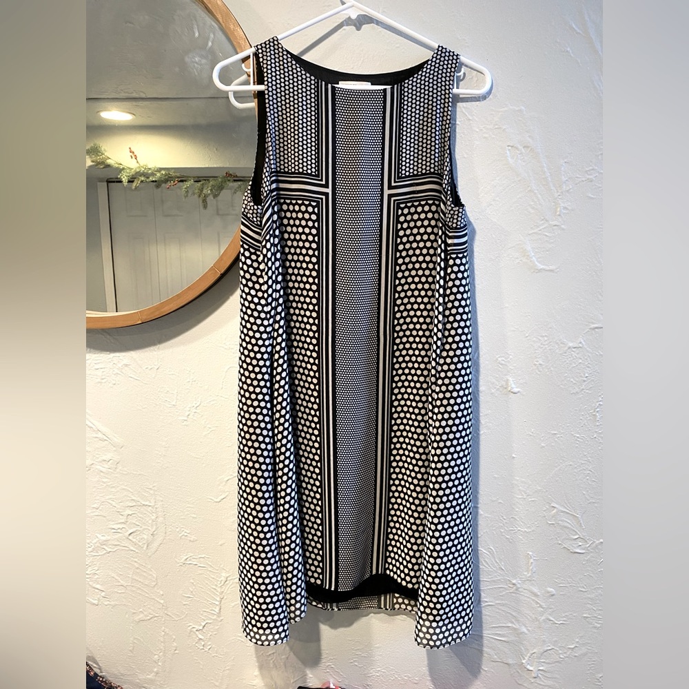 Max Studio Woman Sleeveless Flowy Patterned Summer Dress